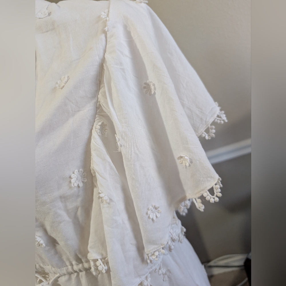 FARM Rio NEW Cream Embroidered Dress - Picture 3 of 8